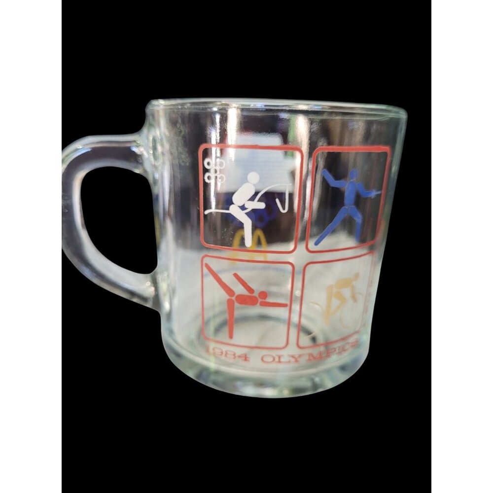1984 Olympics McDonalds Glass Mugs Set Of‎ 4 Los Angeles